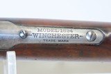 1903 mfr. WINCHESTER Model 1894 TAKEDOWN .32 WS Lever Action RIFLE C&R Octagonal Barrel, Crescent Butt Plate - 10 of 20