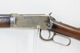 1903 mfr. WINCHESTER Model 1894 TAKEDOWN .32 WS Lever Action RIFLE C&R Octagonal Barrel, Crescent Butt Plate - 4 of 20