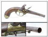 1781 mfr. REVOLUTIONARY WAR era St. Etienne Model 1777 FLINTLOCK PistolPredecessor to the First US Martial Pistol, the Model 1799!