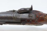 c1710 VIENNA, AUSTRIAN Antique JOHAN WAS in Wien Belt Pistol .50 Caliber
Stately, Engraved Sidearm from the 18th Century - 12 of 20