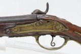 c1710 VIENNA, AUSTRIAN Antique JOHAN WAS in Wien Belt Pistol .50 Caliber
Stately, Engraved Sidearm from the 18th Century - 18 of 20