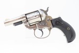 1880s Antique “SHERIFF’S” Model 1877 COLT “LIGHTNING” ETCHED PANEL Revolver Iconic DOUBLE ACTION COLT Made in 1881 - 2 of 16