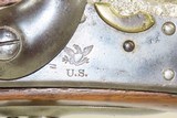Antique U.S. SPRINGFIELD ARMORY M1816 Percussion “CONE” Conversion Musket
With CHICAGO WORLD’S FAIR Plaque & Graffiti - 7 of 25