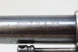 U.S. Army COLT Model 1901 .38 Caliber LONG COLT Double Action REVOLVER C&RGOVT Inspected Philippine-American War Period - 7 of 19