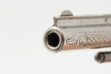 Cased, Engraved, Ivory OLD WEST Antique SMITH & WESSON No. 1 Revolver .22 S 19th Century POCKET CARRY 7-Shot .22 - 11 of 19