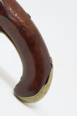 18th Century Antique BELT PISTOL Western European Percussion .495 CaliberFlintlock to Percussion Conversion - 14 of 16