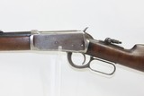 c1907 WINCHESTER Model 1894 .30-30 Lever Action RIFLE Octagonal Barrel C&R Tang Sight, Crescent Butt Plate, 1/2 Length Magazine - 3 of 19