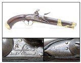 Rare ’75 Dated REVOLUTIONARY WAR Era FRENCH Model 1763/66 FLINTLOCK PistolMade by La Thuilerie at St. Etienne in 1775!