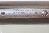 1895 LETTERED Antique WINCHESTER Model 1890 SLIDE ACTION .22 TAKEDOWN Rifle Octagonal Barrel Pump Action in .22 Short! - 10 of 22