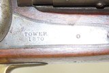 BRITISH Antique WILSON’S IMPROVED SNIDER PATENT Breech-Loading .577 RifleConversion Rifle with 1870 Dated “TOWER” Lock - 7 of 21