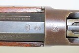 WINCHESTER Model 1892 Lever Action Saddle Ring CARBINE .44 WCF C&R 1925 mfr. with OCTAGONAL Factory Replacement Barrel! - 10 of 21