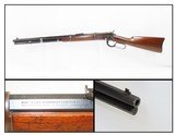 WINCHESTER Model 1892 Lever Action Saddle Ring CARBINE .44 WCF C&R 1925 mfr. with OCTAGONAL Factory Replacement Barrel! - 1 of 21