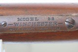 WINCHESTER Model 1892 Lever Action Saddle Ring CARBINE .44 WCF C&R 1925 mfr. with OCTAGONAL Factory Replacement Barrel! - 11 of 21