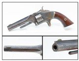Inscribed CIVIL WAR Antique SMITH & WESSON No 1 7-Shot .22 Rimfire REVOLVERInscribed “Esselburn” on the Bottom of the Grip - 1 of 19