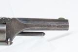 Inscribed CIVIL WAR Antique SMITH & WESSON No 1 7-Shot .22 Rimfire REVOLVERInscribed “Esselburn” on the Bottom of the Grip - 19 of 19