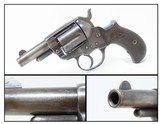 1880s Antique “SHERIFF’S” Model 1877 COLT “LIGHTNING” ETCHED PANEL Revolver Iconic DOUBLE ACTION COLT Made in 1883 - 1 of 18