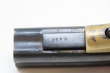Antique CIVIL WAR Era C. SHARPS Model 2 .30 Cal. Rimfire PEPPERBOX Revolver 4 Shot Self Defense Pocket Gun with HOLSTER - 16 of 21