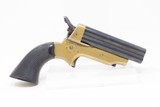 Antique CIVIL WAR Era C. SHARPS Model 2 .30 Cal. Rimfire PEPPERBOX Revolver 4 Shot Self Defense Pocket Gun with HOLSTER - 17 of 21
