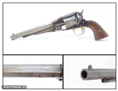 c1865 Antique CIVIL WAR Govt Contract Percussion REMINGTON New Model ARMY