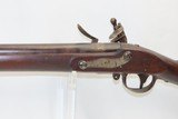 1816 mfr. Antique U.S. SPRINGFIELD Model 1812 .69 Caliber FLINTLOCK Musket
Reconverted Flintlock Made in 1816 with BAYONET - 20 of 24