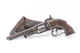 CIVIL WAR Antique SAVAGE .36 Caliber NAVY Percussion SINGLE ACTION Revolver Unique Two-Trigger Revolver with HOLSTER - 3 of 17