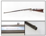 DUAL IGNITION 1870s FRANK WESSON .42 Caliber Rifle with Heavy Octagonal Barrel With Large Vernier Tang Mounted Peep Sight! - 1 of 14