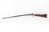 DUAL IGNITION 1870s FRANK WESSON .42 Caliber Rifle with Heavy Octagonal Barrel With Large Vernier Tang Mounted Peep Sight! - 2 of 14