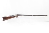 DUAL IGNITION 1870s FRANK WESSON .42 Caliber Rifle with Heavy Octagonal Barrel With Large Vernier Tang Mounted Peep Sight! - 12 of 14