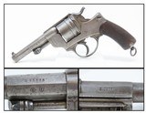 FRENCH Antique ST. ETIENNE ARSENAL 11mm Model 1873 6-Shot MILITARY Revolver Mid 1870s CHAMELOT-DELVIGNE Double Action Revolver - 1 of 25