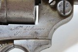 FRENCH Antique ST. ETIENNE ARSENAL 11mm Model 1873 6-Shot MILITARY Revolver Mid 1870s CHAMELOT-DELVIGNE Double Action Revolver - 20 of 25