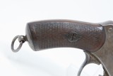FRENCH Antique ST. ETIENNE ARSENAL 11mm Model 1873 6-Shot MILITARY Revolver Mid 1870s CHAMELOT-DELVIGNE Double Action Revolver - 23 of 25