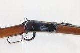 c1910 WINCHESTER Model 1894 Lever Action .38-55 WCF C&R Saddle Ring CARBINE
With Compass Embedded in the Comb of the Stock - 17 of 21
