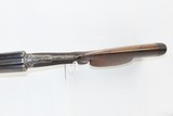 GOLD INLAID German E. MUNCH & CIE Double Barrel SxS HAMMERLESS Shotgun C&R
BEAUTIFULLY ENGRAVED 16 Gauge Germanic Fowling Piece! - 14 of 23
