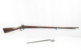 Antique SPRINGFIELD ARMORY Model 1842 Percussion .69 Cal. Smoothbore MUSKET Civil War Musket with BAYONET! - 2 of 24
