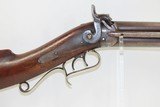 ENGRAVED Antique L.L. HEPBURN Percussion .40 Cal. OVER/UNDER Double RifleEarly Hepburn of Remington & Marlin Design Fame! - 15 of 18