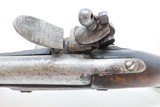 DUTCH Antique .70 Caliber MILITARY FLINTLOCK Pistol European Cavalry NavalLARGE BORE Military Pistol Made Circa Early-1800s - 11 of 16