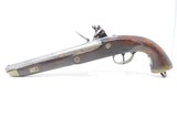 DUTCH Antique .70 Caliber MILITARY FLINTLOCK Pistol European Cavalry NavalLARGE BORE Military Pistol Made Circa Early-1800s - 13 of 16