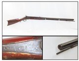 c1840s NORTHBORO, MASS. Antique EDWIN WESSON .45 Cal. Percussion LONG RIFLE
Kentucky Style HUNTING/HOMESTEAD Long Rifle - 1 of 20