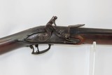 c1762 BRITISH-COLONIAL Antique FLINTLOCK MUSKET by RICHARD EDGE .72 Caliber French & Indian War/Revolutionary War Era Longarm - 4 of 20