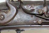 c1762 BRITISH-COLONIAL Antique FLINTLOCK MUSKET by RICHARD EDGE .72 Caliber French & Indian War/Revolutionary War Era Longarm - 7 of 20