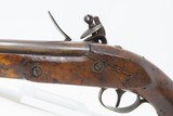 DUTCH Antique .70 Caliber MILITARY FLINTLOCK Pistol European Cavalry Naval
LARGE BORE Military Pistol Made Circa Early-1800s - 15 of 16
