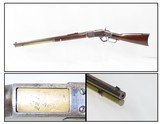 Antique WINCHESTER Model 1873 .22 Short Caliber CONVERSION Repeater Rifle Classic 1880s Repeating Rifle Converted from .44-40! - 1 of 19