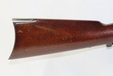 Antique WINCHESTER Model 1873 .22 Short Caliber CONVERSION Repeater Rifle Classic 1880s Repeating Rifle Converted from .44-40! - 15 of 19