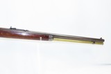 Antique WINCHESTER Model 1873 .22 Short Caliber CONVERSION Repeater Rifle Classic 1880s Repeating Rifle Converted from .44-40! - 17 of 19