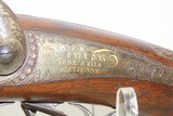 CARVED, ENGRAVED Antique FRENCH Double Barrel PERCUSSION Shotgun by PEYRONHigh-End, Gorgeous St. Etienne - 6 of 25