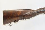 CARVED, ENGRAVED Antique FRENCH Double Barrel PERCUSSION Shotgun by PEYRONHigh-End, Gorgeous St. Etienne - 18 of 25