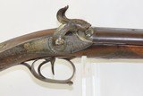 CARVED, ENGRAVED Antique FRENCH Double Barrel PERCUSSION Shotgun by PEYRONHigh-End, Gorgeous St. Etienne - 19 of 25