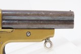 Antique CIVIL WAR Era C. SHARPS Model 2 .30 Cal. Rimfire PEPPERBOX Revolver 4 Shot Self Defense Pocket Gun with Rosewood Grips - 18 of 18