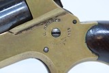 Antique CIVIL WAR Era C. SHARPS Model 2 .30 Cal. Rimfire PEPPERBOX Revolver 4 Shot Self Defense Pocket Gun with Rosewood Grips - 6 of 18