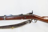 Antique U.S. SPRINGFIELD Model 1884 “TRAPDOOR” .45-70 GOVT Caliber Rifle
With Bayonet, Scabbard, Hanger, and Leather Sling - 18 of 22